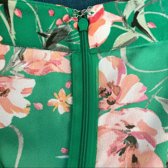 LOFT New with Tags Petite Floral Fluid Midi Skirt 10P - Picture 5 of 8